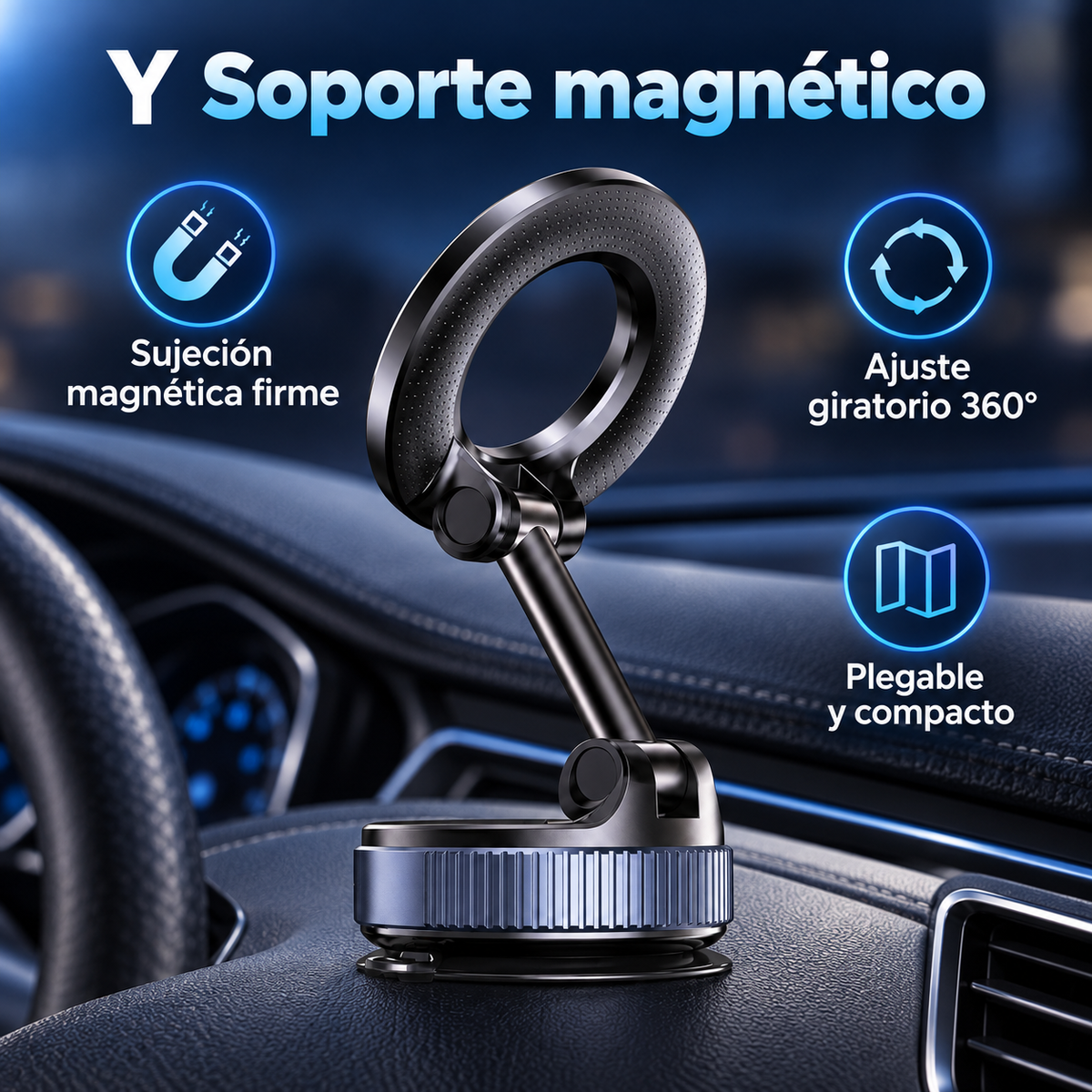 Y - soporte magnetico